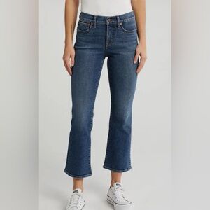 Madewell Mid-Rise Kick Out Jeans with Contrast Stitching
